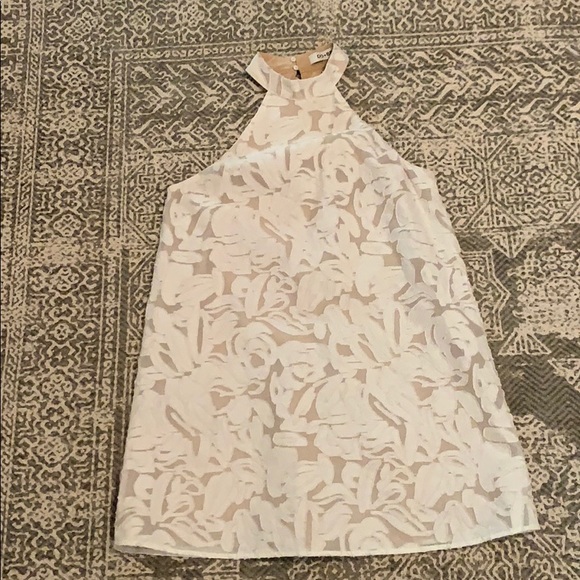 DO+BE Dresses & Skirts - DO + BE White High Neck Shift Dress